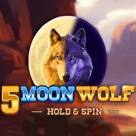 5 Moon Wolf logo by Apparat Gaming at Lizaro Casino