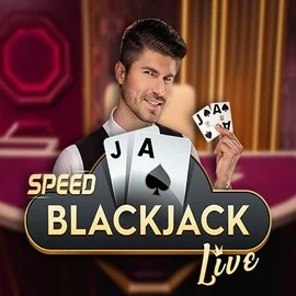 Official Live Casino logo: Speed Blackjack by Pragmatic Play at Lizaro Casino